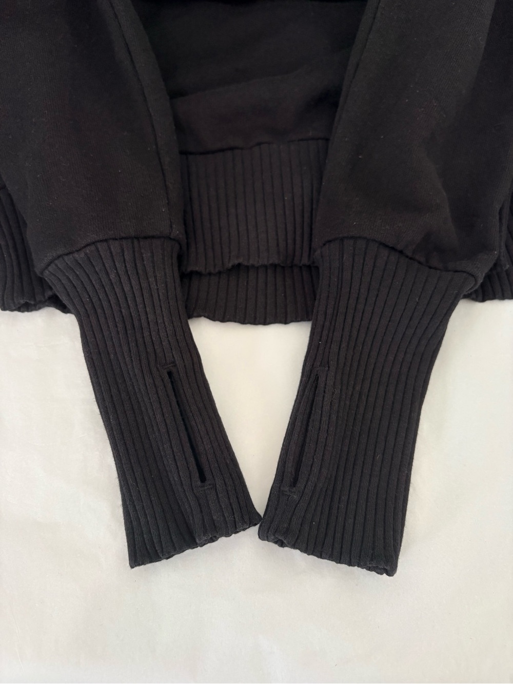 Alo Yoga Haze Funnel Neck Pullover Sz XS Black EUC - Picture 6 of 12